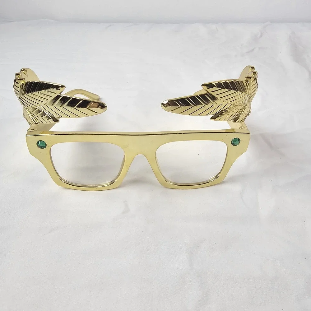 Greek Costume Dress up Eye Glasses Theme Party Eyewear Gold Laurel Leaf Caesars